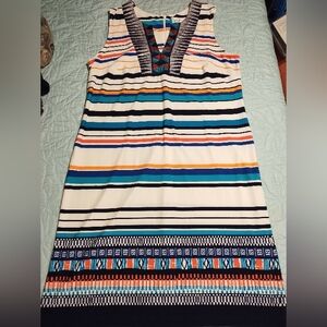 Madison Leigh Striped Sleeveless Dress